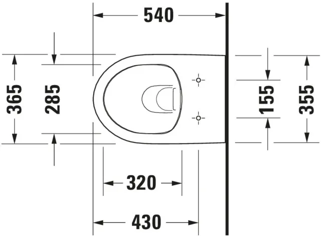 Wand-Tiefspül-WC „No.1“ 36,5 × 35 × 54 cm in Weiß Hochglanz, ohne Spülrand Wand-Tiefspül-WC „No.1“ 36,5 × 35 × 54 cm in Weiß Hochglanz, ohne Spülrand