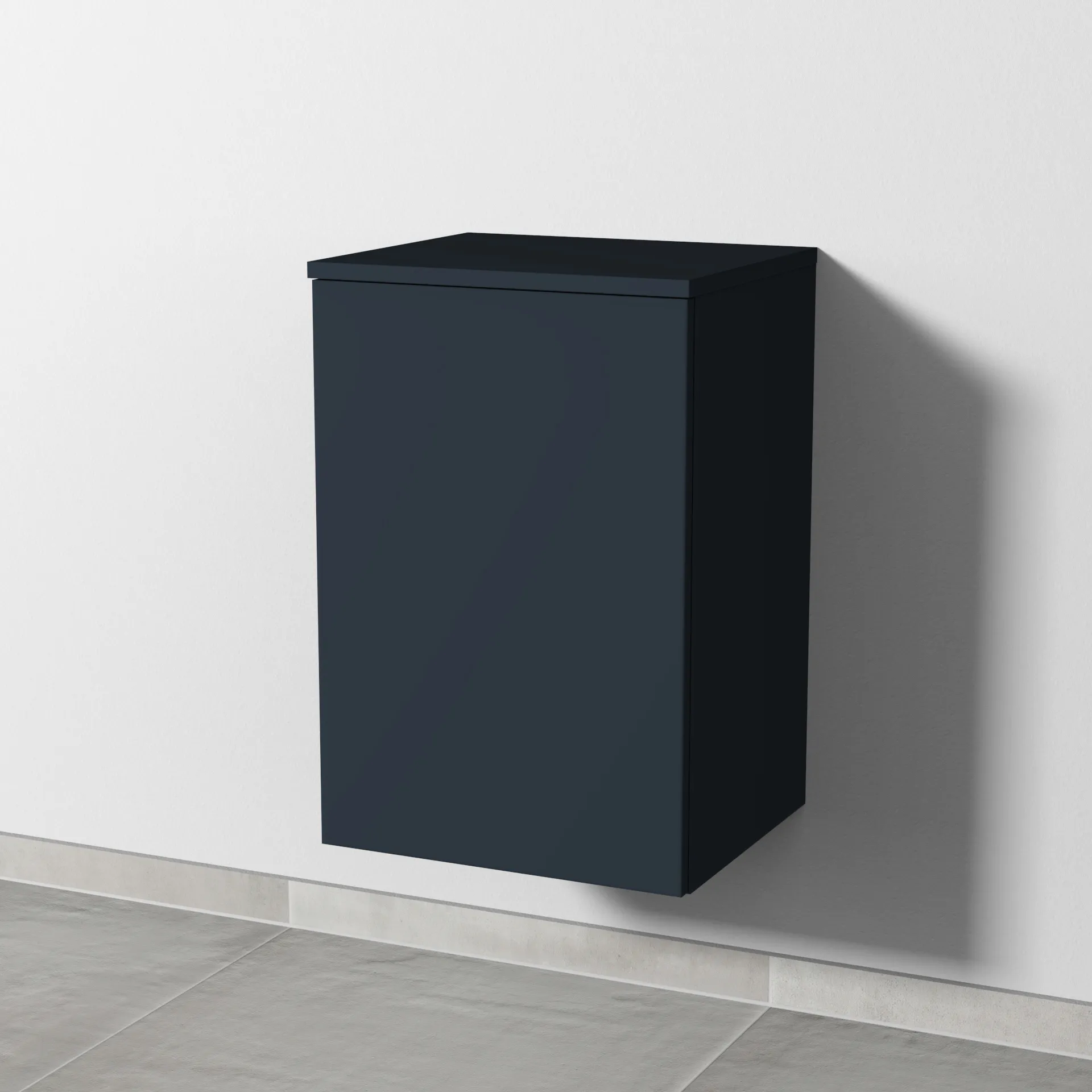 Sanipa Unterschrank „3way“ 400 × 580 × 345 mm in Marine (matt), Anschlag links