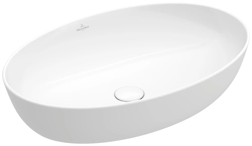 Villeroy & Boch Artis Aufsatzwaschbecken TitanCeram Oval 610x410mm Weiß Alpin Villeroy & Boch Artis Aufsatzwaschbecken TitanCeram Oval 610x410mm Weiß Alpin