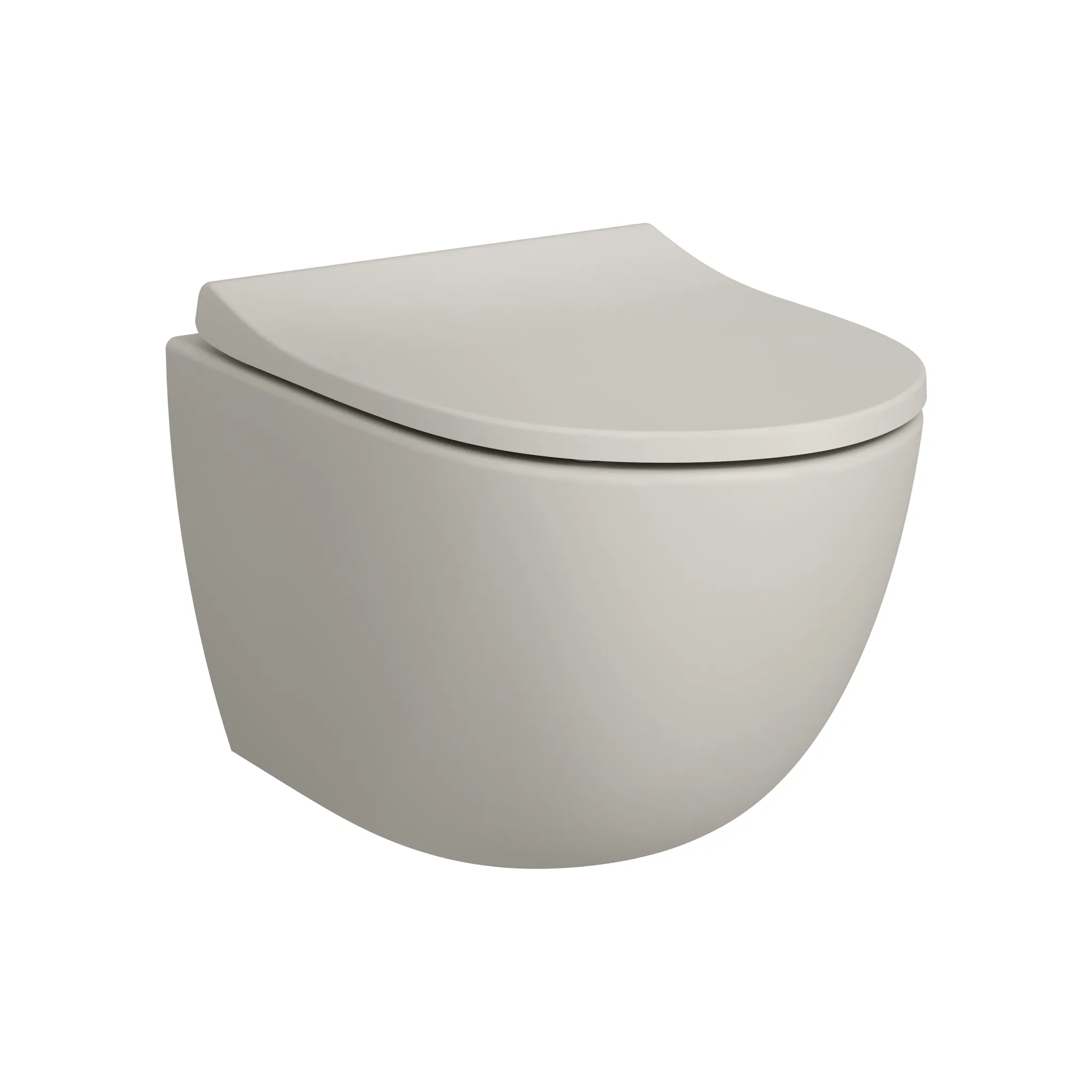 VitrA Sento Wand-WC Flush 2.0 Compact 36 x 50 cm, Taupe Matt VitrA Sento Wand-WC Flush 2.0 Compact 36 x 50 cm, Taupe Matt