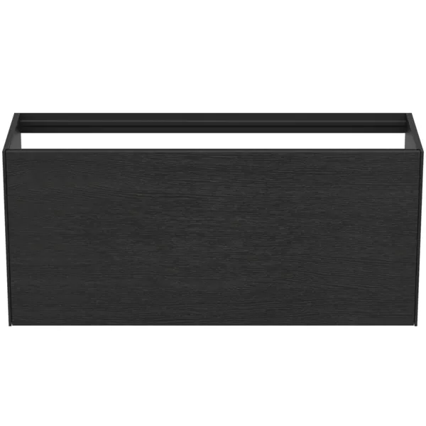 Ideal Standard Waschtischunterschrank „Conca“ 120 × 54 × 37,3 cm Eiche geflammt Furnier Ideal Standard Waschtischunterschrank „Conca“ 120 × 54 × 37,3 cm Eiche geflammt Furnier