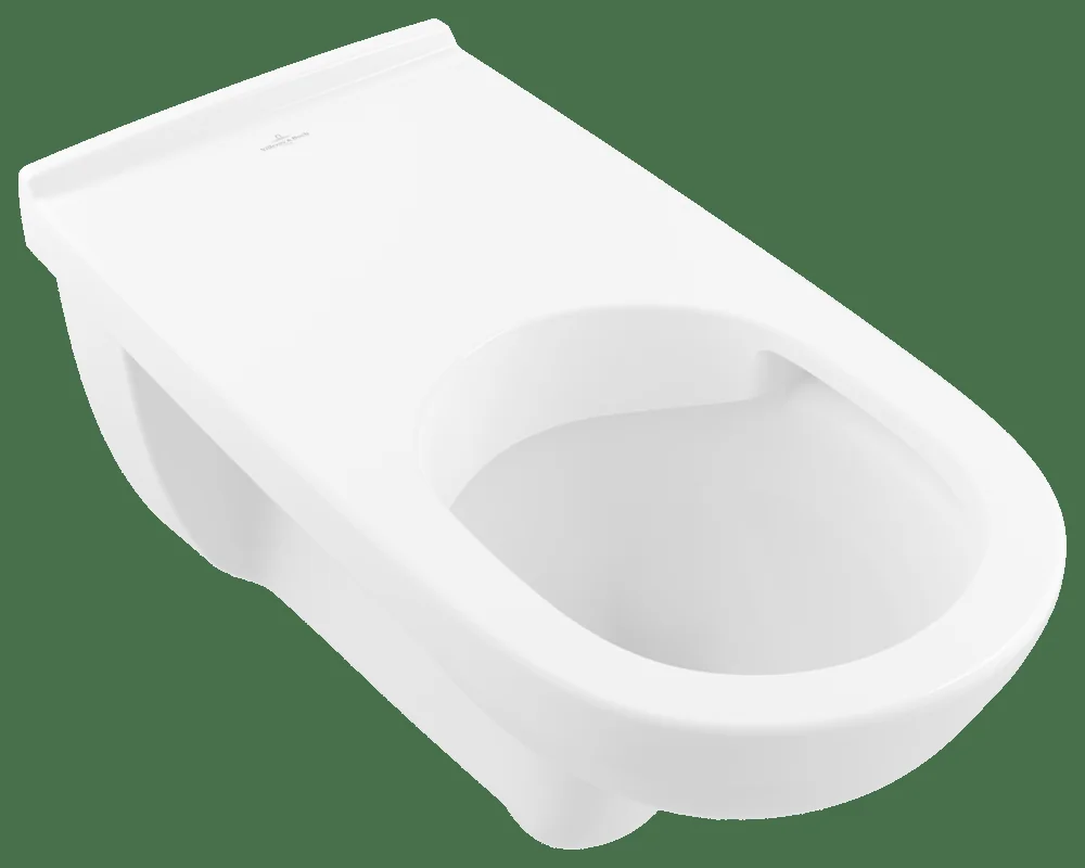 Villeroy & Boch Tiefspül-WC ViCare spülrandlos 4601R2 Oval wandhängend Weiß Alpin CeramicPlus