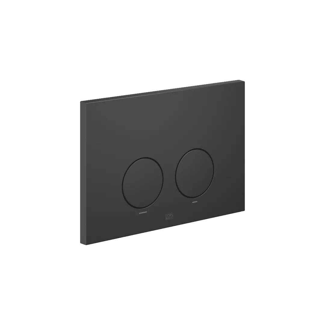 Dornbracht Betätigungsplatte für WC-UP-Spülkasten Geberit Sigma, rund, Schwarz matt, 169 x 246 x 12 mm Dornbracht Betätigungsplatte für WC-UP-Spülkasten Geberit Sigma, rund, Schwarz matt, 169 x 246 x 12 mm