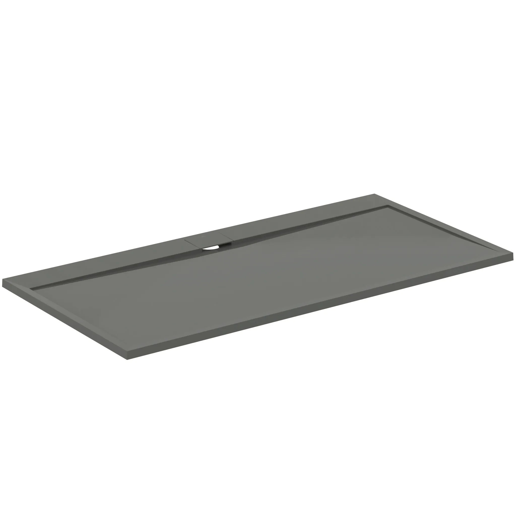 Ideal Standard Rechteck-Brausewanne Ultra Flat S i.life 2000x1000x30mm Quarzgrau