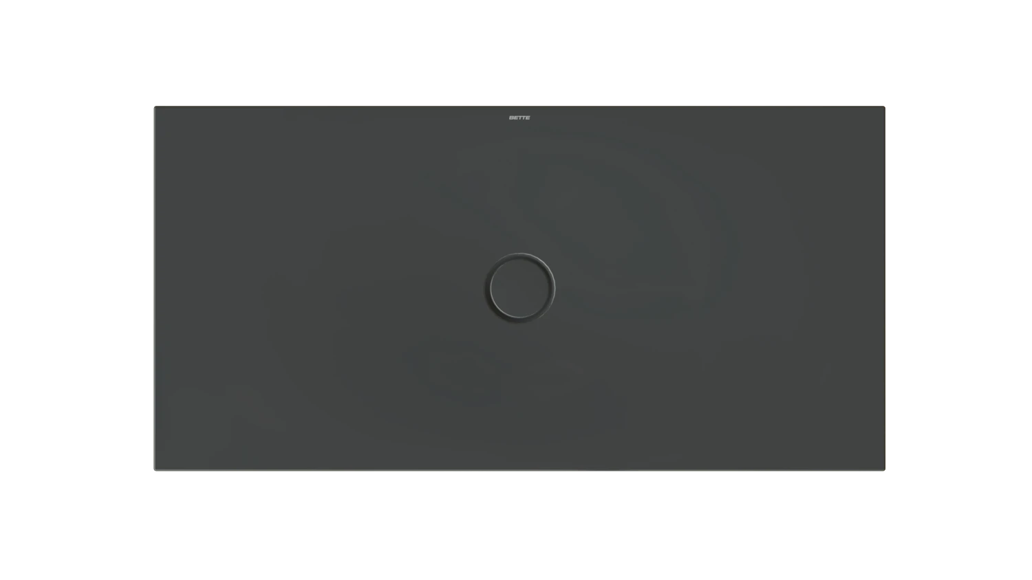 Bette rechteck Duschwanne „BetteFloor“ 1400 × 700 mm ohne Oberflächenbeschichtung, ohne Oberflächenveredelung, ohne Wannenträger, in Schwarz