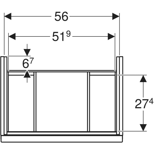 Geberit Waschtischunterschrank „Acanto“ Geberit Waschtischunterschrank „Acanto“