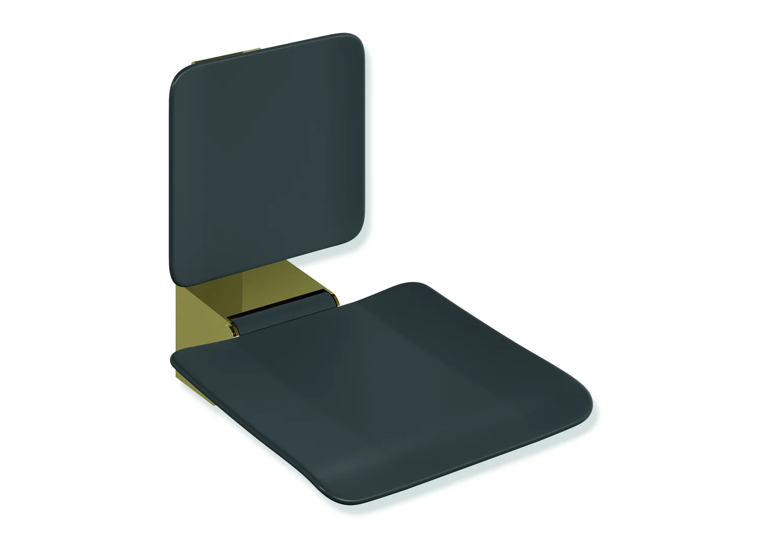 HEWI Klappsitz System 900, PVD, Gold glänzend, 450x650 mm, Wandkonsole Edelstahl, Sitzfläche 450x450 mm HEWI Klappsitz System 900, PVD, Gold glänzend, 450x650 mm, Wandkonsole Edelstahl, Sitzfläche 450x450 mm