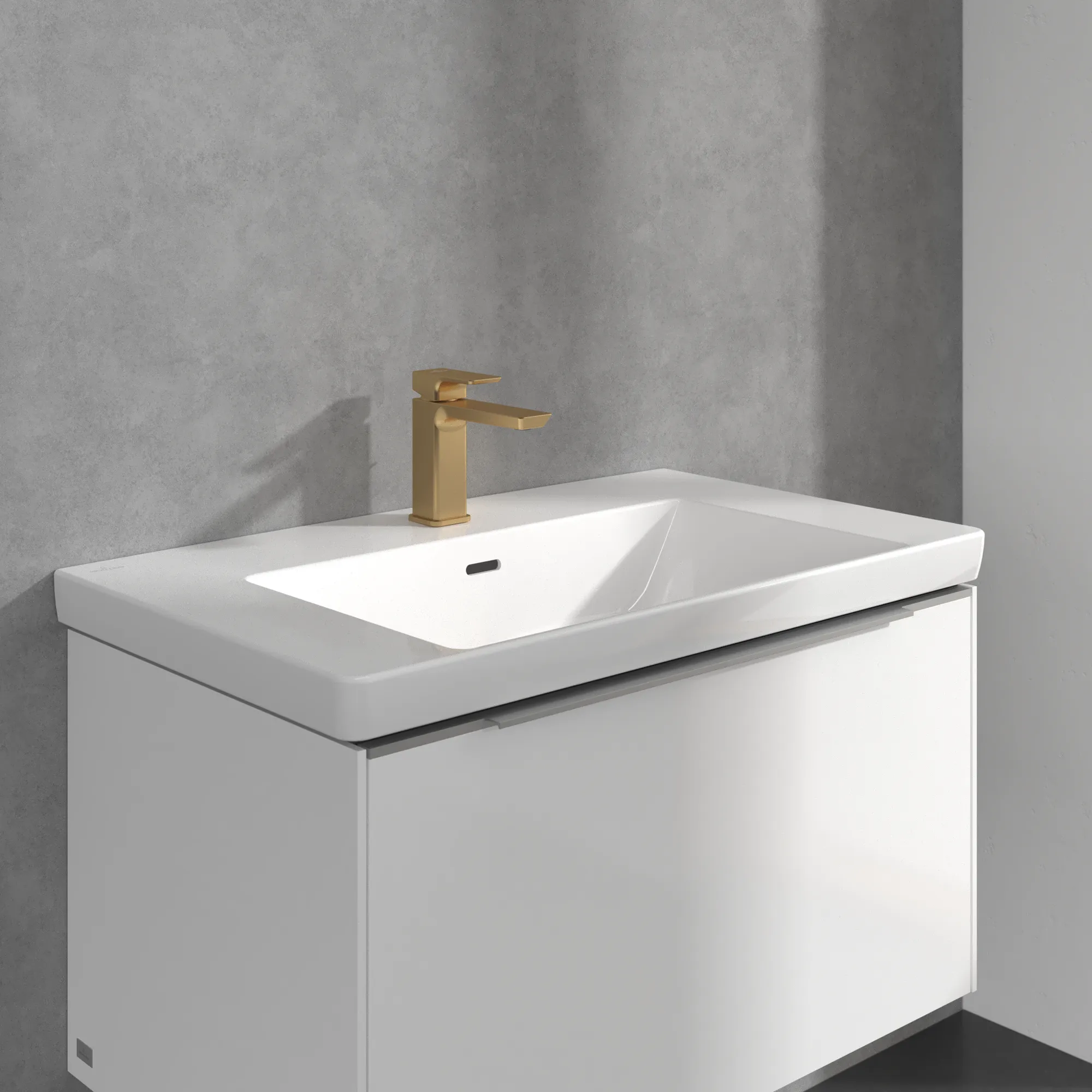 Villeroy & Boch Subway 3.0 Einhebel-Waschtischarmatur, Brushed Gold, 51x176x155 mm, verstellbarer Strahlregler, AirPlus, AquaSmart Villeroy & Boch Subway 3.0 Einhebel-Waschtischarmatur, Brushed Gold, 51x176x155 mm, verstellbarer Strahlregler, AirPlus, AquaSmart