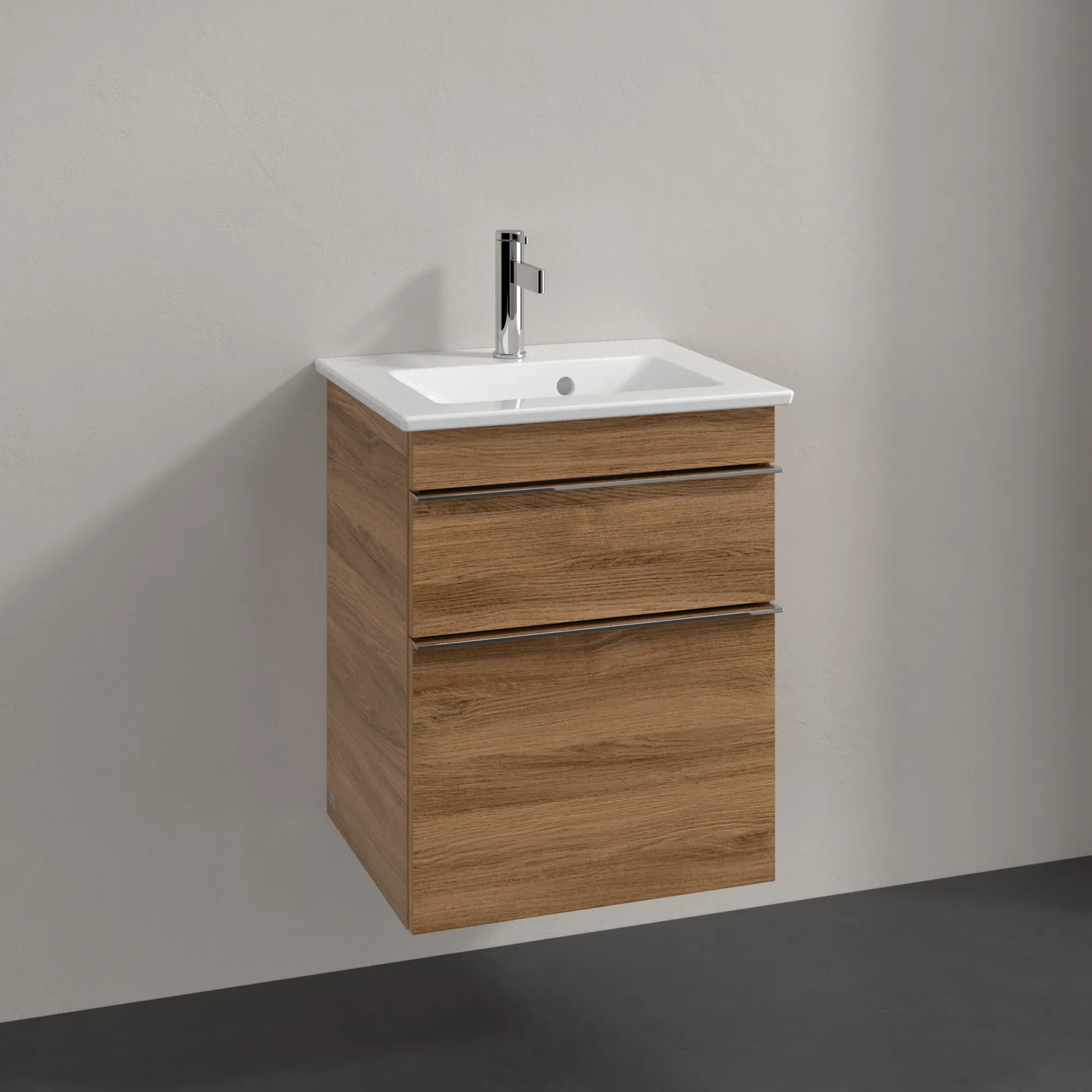 Villeroy & Boch Waschtischunterschrank „Venticello“ für Schrankwaschtisch 466 × 590 × 425 mm Kansas Oak, für Becken mittig
