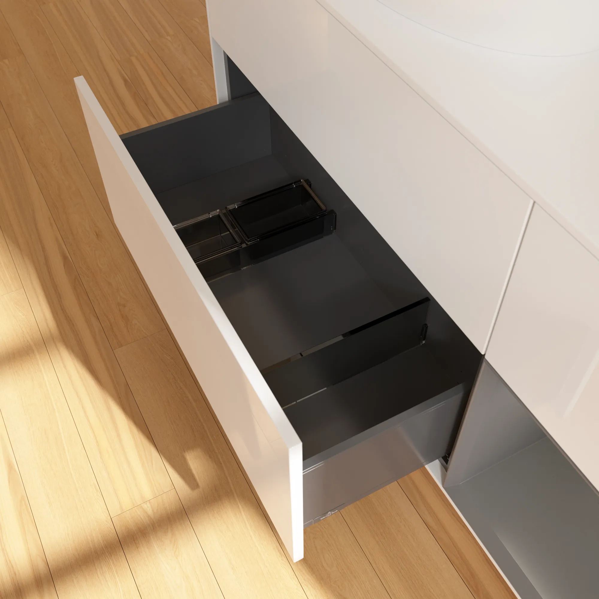 Villeroy & Boch Waschtischunterschrank „Finion“ für Schrankwaschtisch 1200 × 603 × 501 mm Glossy White Lacquer, für Becken links, mit Hahnlochbohrung Villeroy & Boch Waschtischunterschrank „Finion“ für Schrankwaschtisch 1200 × 603 × 501 mm Glossy White Lacquer, für Becken links, mit Hahnlochbohrung