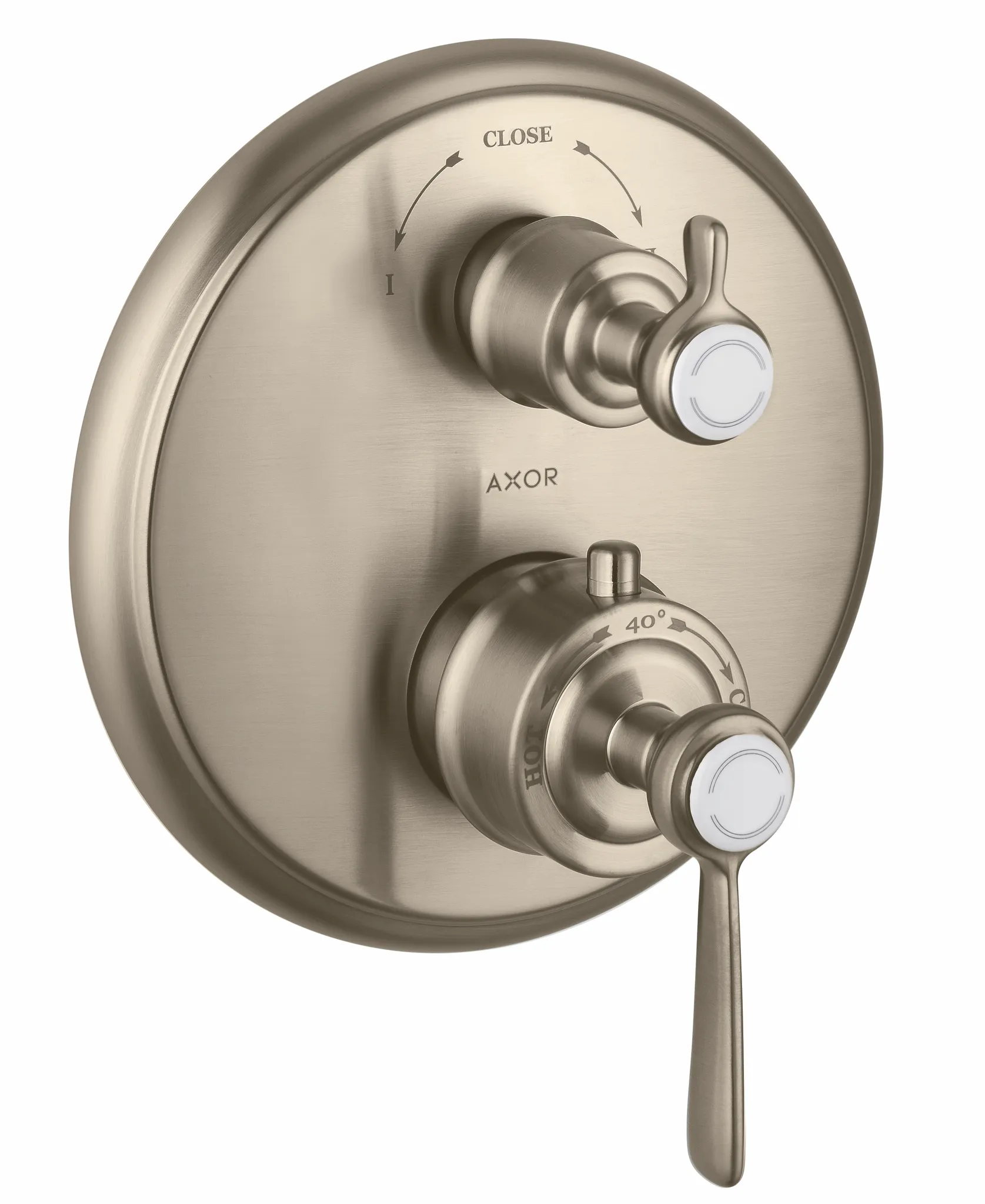 Thermostat Unterputz Axor Montreux F-Set Hebelgriff chrom mit Absperrventil Thermostat Unterputz Axor Montreux F-Set Hebelgriff chrom mit Absperrventil