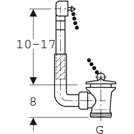 Geberit Spülbeckenanschluss Modell 152730111