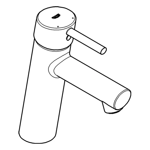 Grohe Concetto Einhand-Waschtischbatterie 23451_1, M-Size, Einlochmontage, glatter Körper, chrom Grohe Concetto Einhand-Waschtischbatterie 23451_1, M-Size, Einlochmontage, glatter Körper, chrom