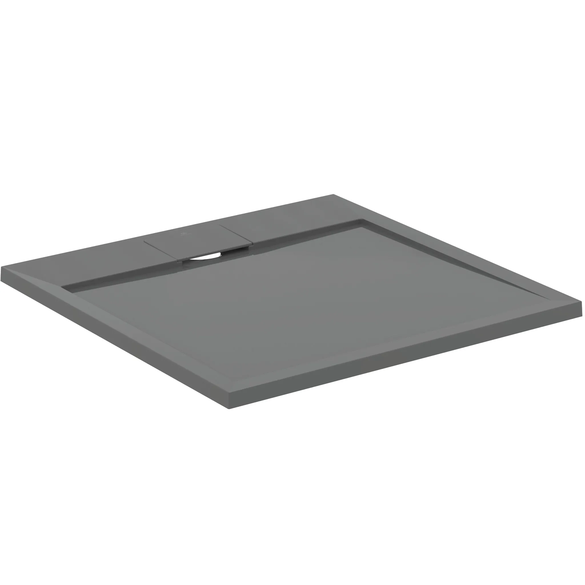 Ideal Standard Quadrat-Brausewanne Ultra Flat S i.life 800x800x30mm Quarzgrau
