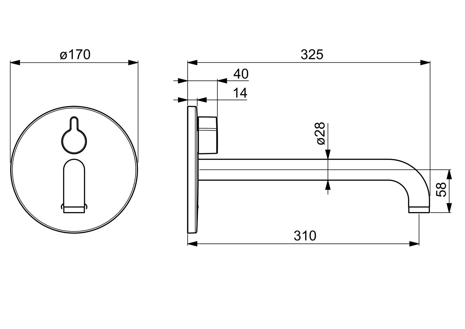 HansaELECTRA Waschtischarmatur Hansaelectra Fertigset für Waschtisch-Batterie 8181 Rosette rund 3 V, Bluetooth Ausladung 310 mm Chrom