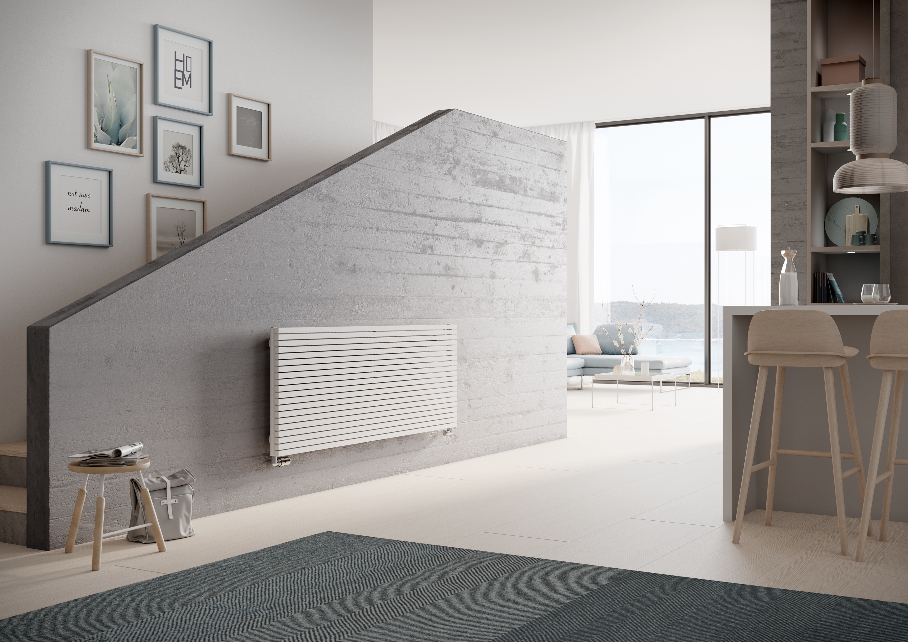 Kermi Design-Heizkörper „Carr鮓 horizontale Anordnung 60 × 77,5 cm in Anthracite Grey Kermi Design-Heizkörper „Carr鮓 horizontale Anordnung 60 × 77,5 cm in Anthracite Grey