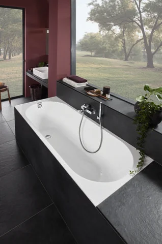 Villeroy & Boch Oberon 2.0 Badewanne Rechteck Stone White 1800x800mm Villeroy & Boch Oberon 2.0 Badewanne Rechteck Stone White 1800x800mm
