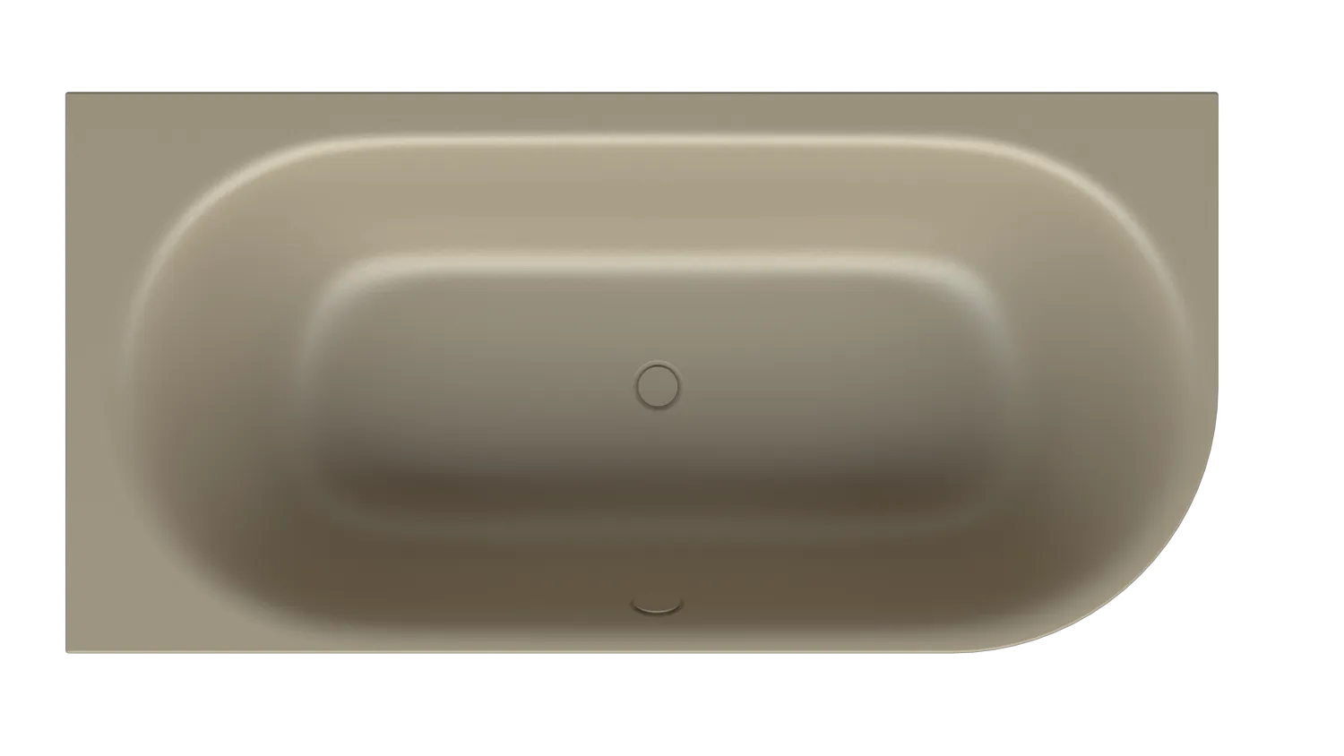 Bette BetteLux Oval IV Silhouette Badewanne, Eck, Sonderform, Hazel, 1950x950x450 mm, 2-Sitzer, glasierter Titan-Stahl Bette BetteLux Oval IV Silhouette Badewanne, Eck, Sonderform, Hazel, 1950x950x450 mm, 2-Sitzer, glasierter Titan-Stahl