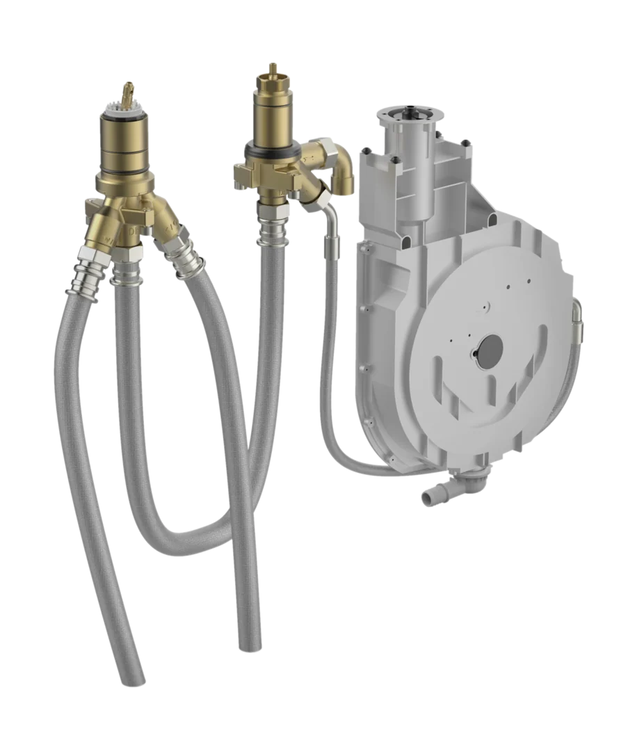 Hansa UP-Rohbauset Bade- und Brausearmatur Hansa 5303 DN20, Wannenrandmontage, Unterputz, Chrom Hansa UP-Rohbauset Bade- und Brausearmatur Hansa 5303 DN20, Wannenrandmontage, Unterputz, Chrom