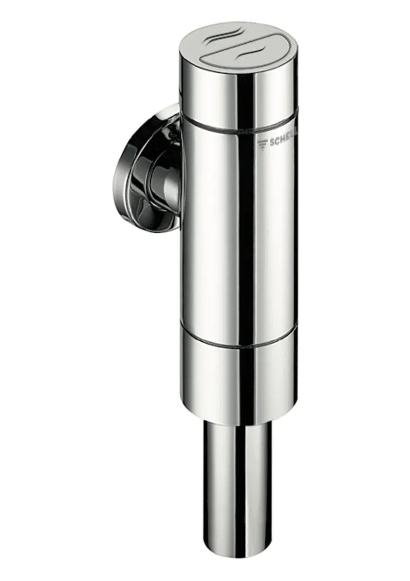 Aufputz-WC-Druckspüler OMAT Silent Eco SV, DN 20, Aufputz-WC-Druckspüler, Vorabsperrung, 4,5 - 9,0 l, DN 20 G 3/4 AG, Anschluss Spülrohr: Ø 26 mm, chrom