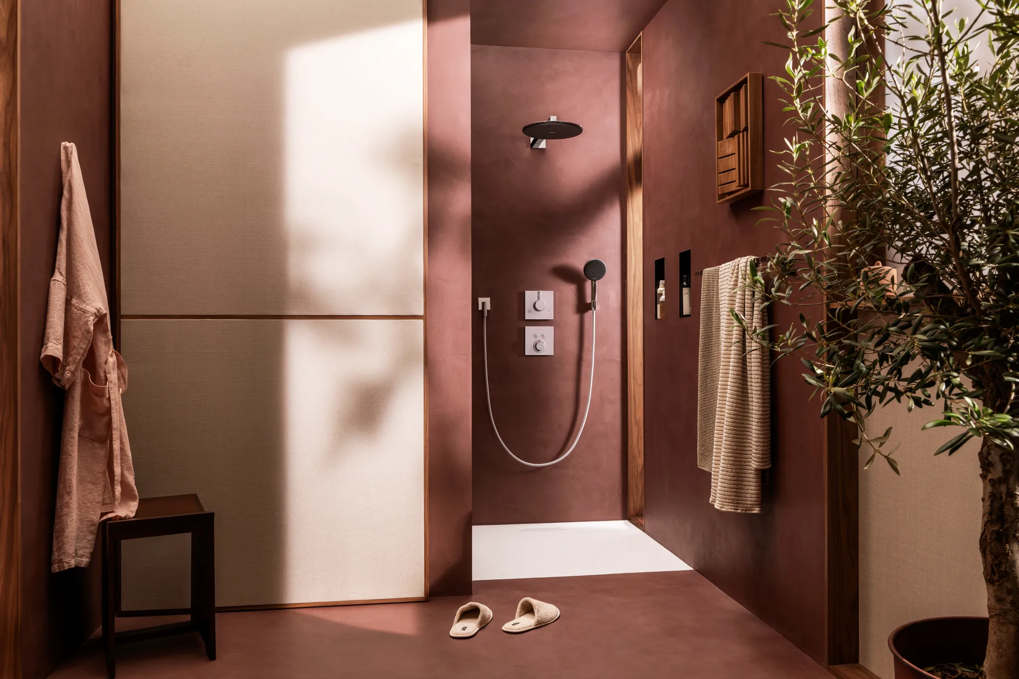 Hansgrohe XtraStoris Minimalistic Wandnische rahmenlos, Mattschwarz, 300 x 150 x 100 mm