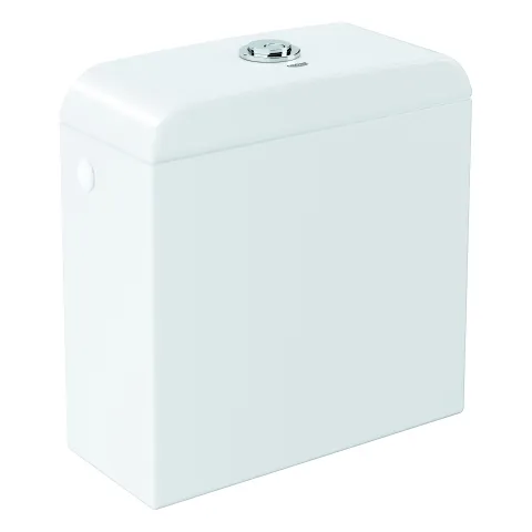 Aufputzspülkasten Euro Keramik 39333, Anschluss seitlich / hinten, aus Sanitärkeramik, alpinweiß Aufputzspülkasten Euro Keramik 39333, Anschluss seitlich / hinten, aus Sanitärkeramik, alpinweiß