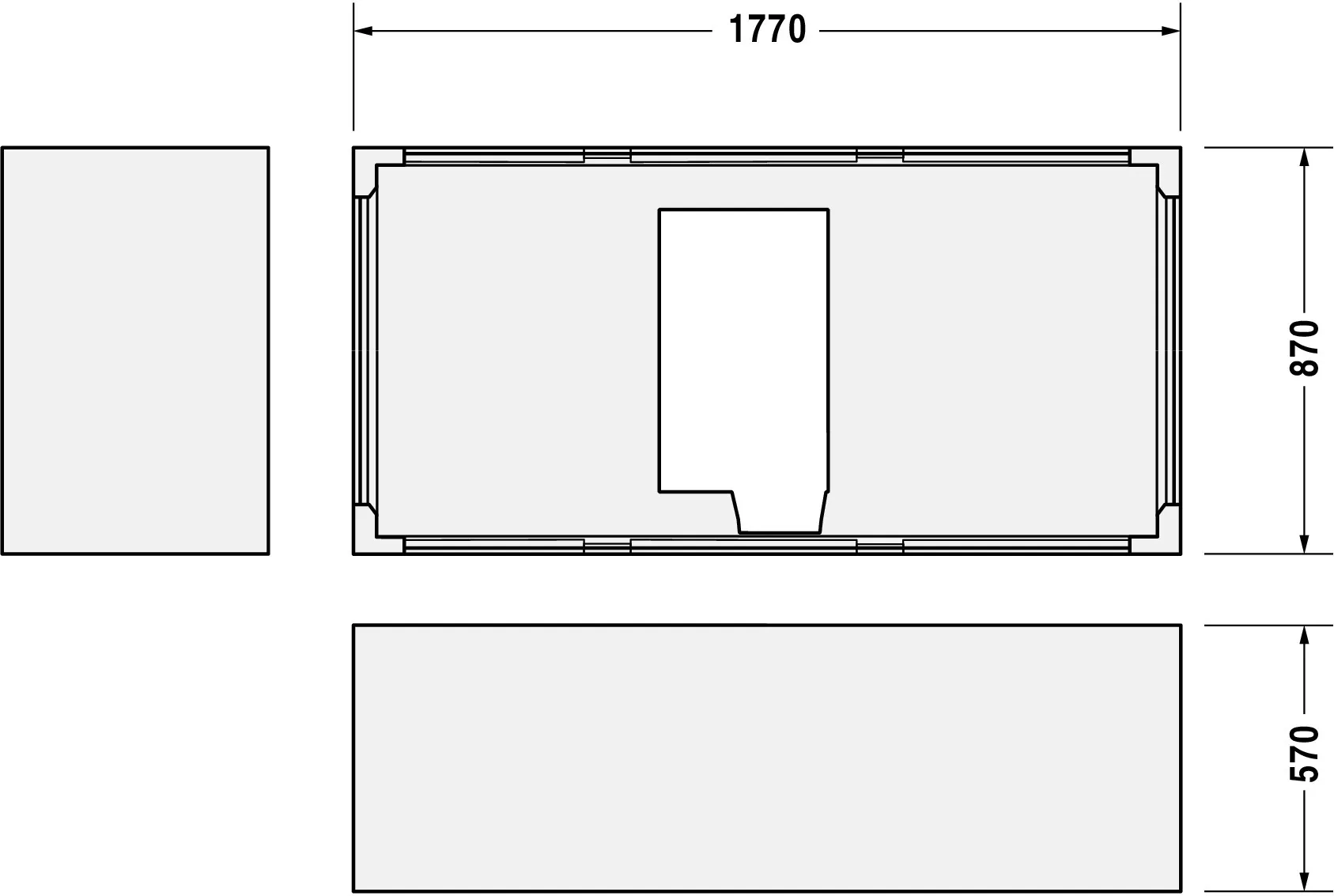 Badewannenträger für Starck 700052