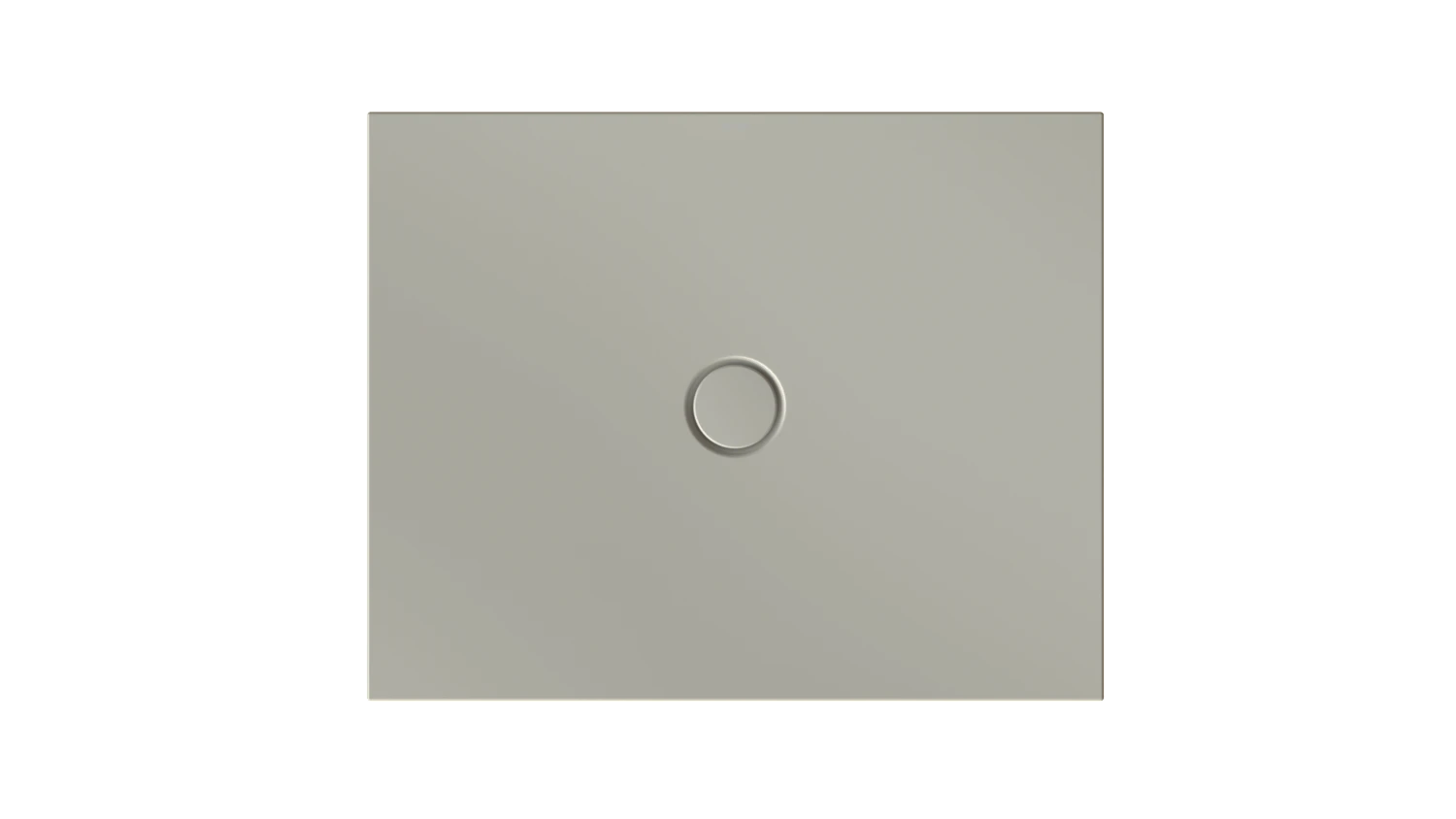 Bette rechteck Duschwanne „BetteFloor“ 1000 × 800 mm ohne Oberflächenbeschichtung, mit BetteGlasur Plus, ohne Wannenträger, in Stone