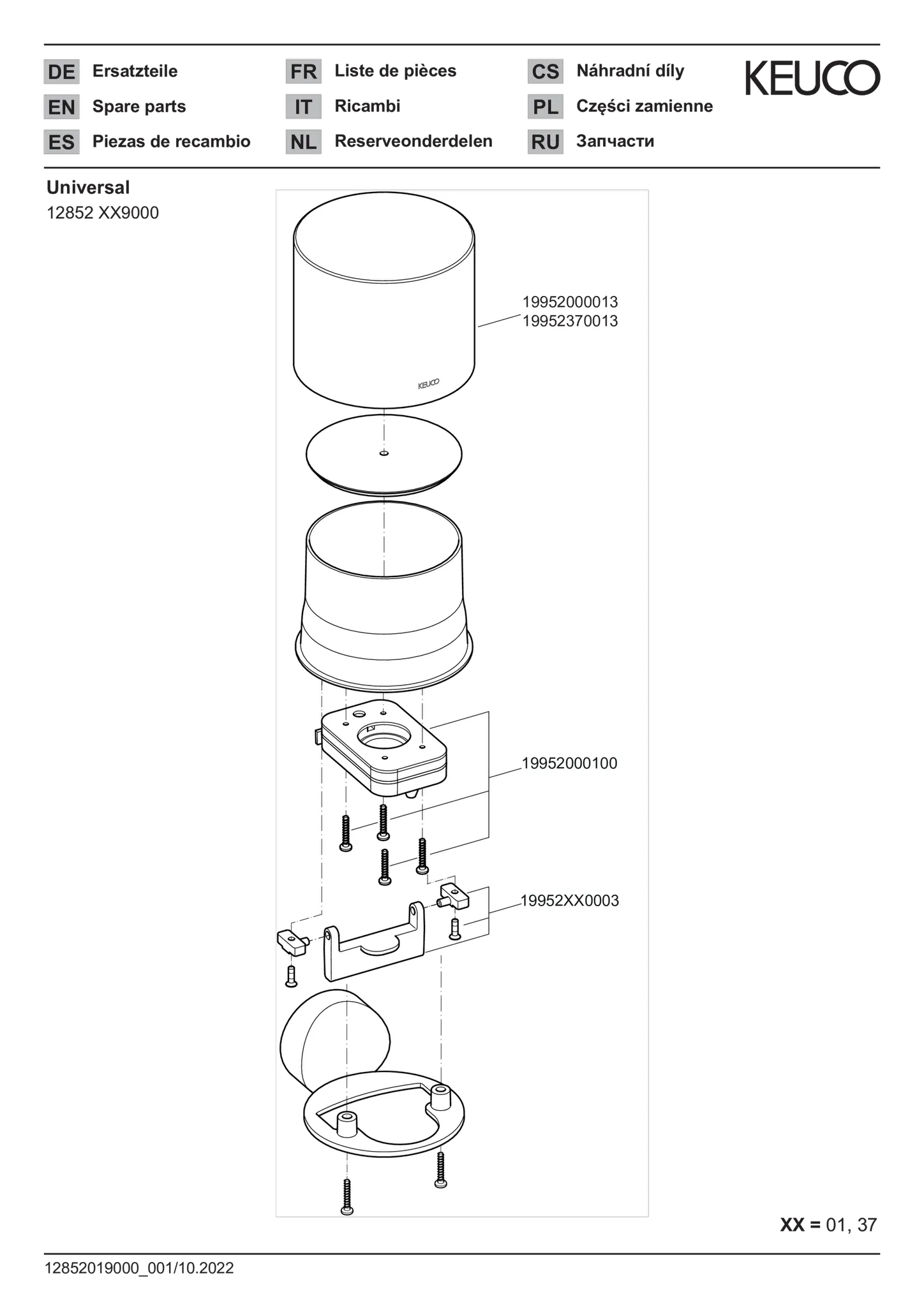 REVA 12852379000 Lotionspender mit Halter und Pumpe schwarz REVA 12852379000 Lotionspender mit Halter und Pumpe schwarz