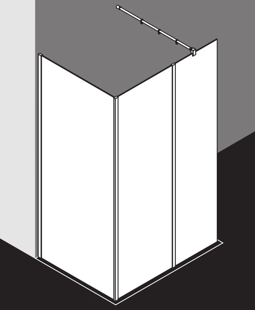 Kermi Duschdesign Walk-In-Duschkabine „WALK-IN XB“ Glas Klar, Profile Silber Mattglanz, BV: 780 - 800 mm WE: 785 - 805 mm H: 2000 mm Kermi Duschdesign Walk-In-Duschkabine „WALK-IN XB“ Glas Klar, Profile Silber Mattglanz, BV: 780 - 800 mm WE: 785 - 805 mm H: 2000 mm
