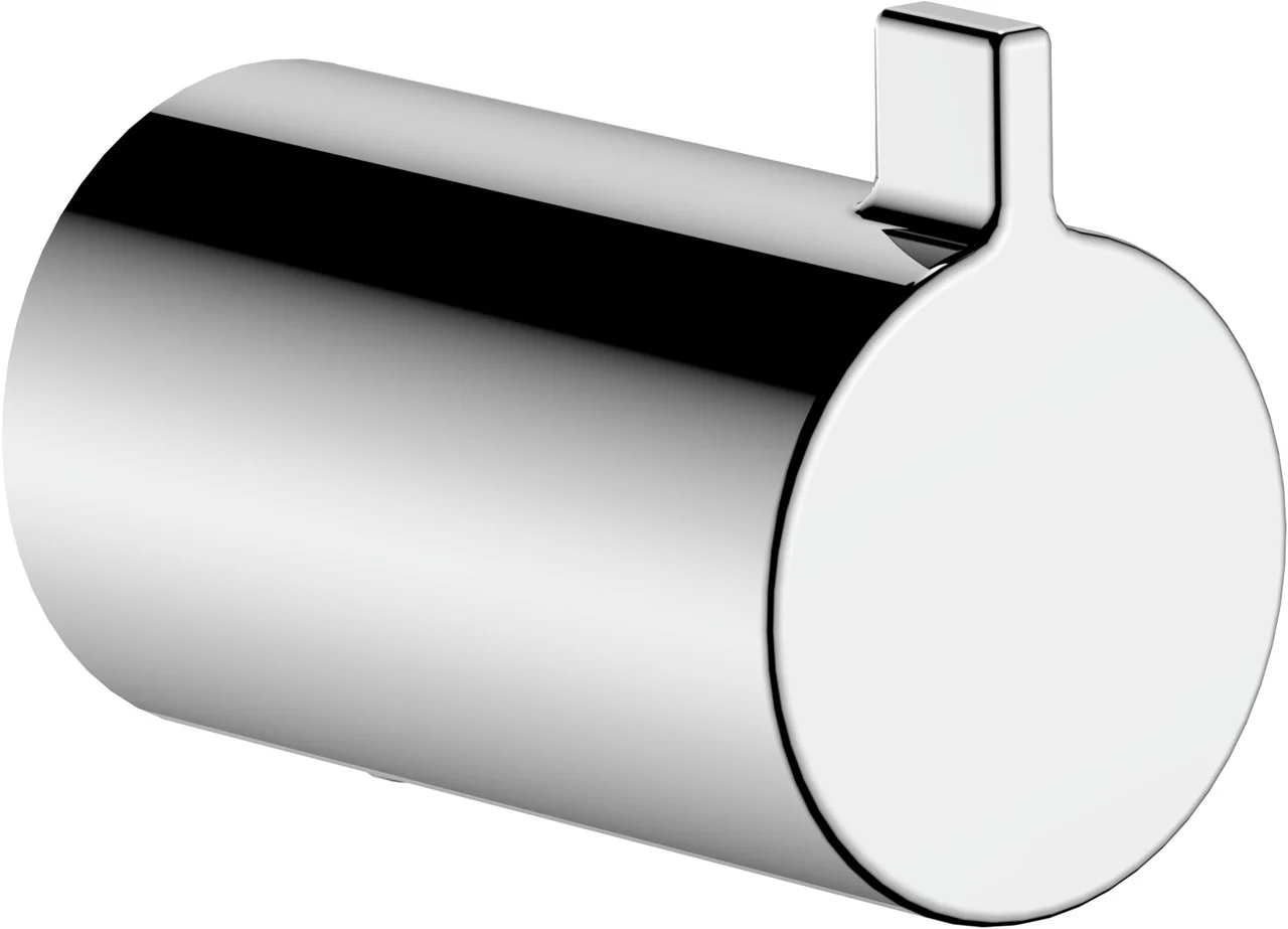 Hansgrohe AddStoris S Handtuchhaken chrom, Wandmontage, Metall, verdeckte Befestigung, Bohrloch-Durchmesser 6 mm