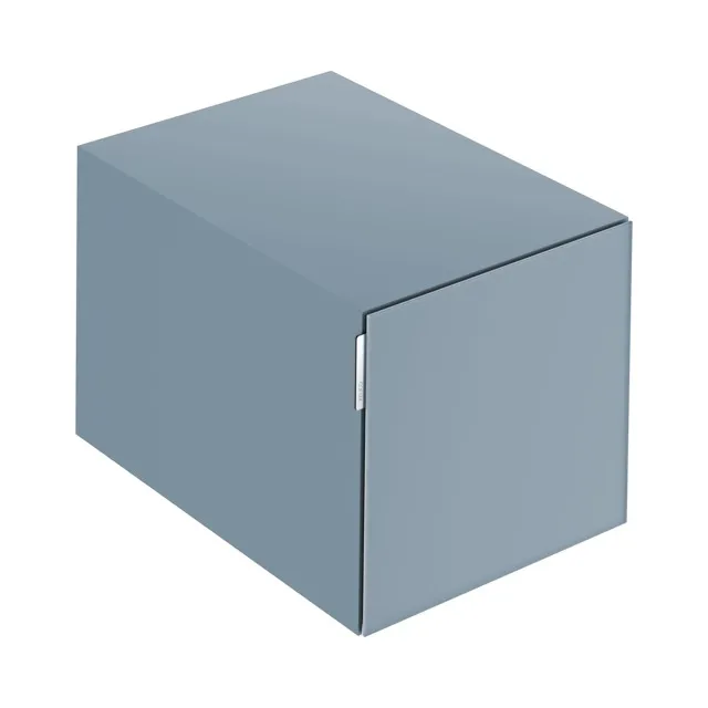 KEUCO Sideboard mit Auszug „Edition 11 Art“ Blue Satin (Glas, satiniert), Blue Satin (Lack, seidenmatt), mit Beleuchtung 40 × 35 × 49 cm KEUCO Sideboard mit Auszug „Edition 11 Art“ Blue Satin (Glas, satiniert), Blue Satin (Lack, seidenmatt), mit Beleuchtung 40 × 35 × 49 cm