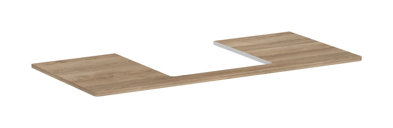 Hansgrohe Xelu Q Konsole, Eiche Natur, 1.180 x 540 mm, mittiger Ausschnitt für Aufsatzwaschtisch geschliffen 500 x 480 mm Hansgrohe Xelu Q Konsole, Eiche Natur, 1.180 x 540 mm, mittiger Ausschnitt für Aufsatzwaschtisch geschliffen 500 x 480 mm