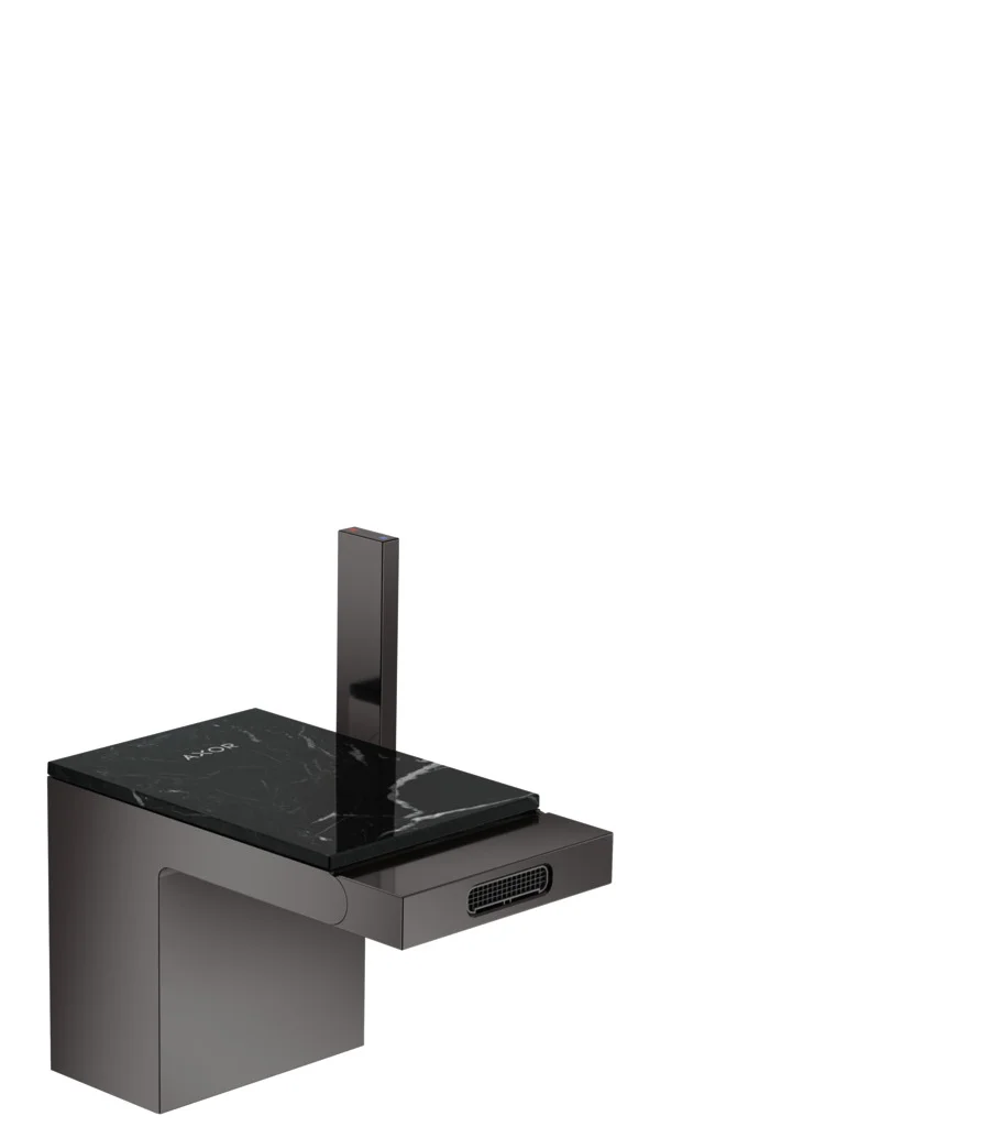 Hansgrohe AXOR MyEdition Platte Marmor Nero Marquina, Länge 117 mm, abnehmbar Hansgrohe AXOR MyEdition Platte Marmor Nero Marquina, Länge 117 mm, abnehmbar