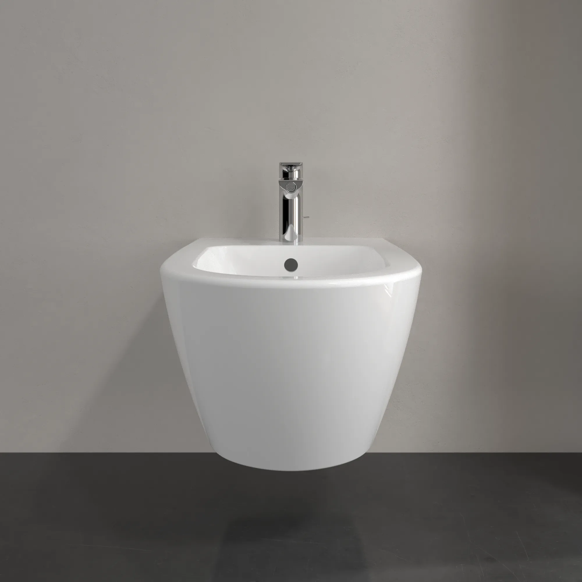 Villeroy & Boch Bidet „Subway 2.0“, Befestigung verdeckt, mit Hahnlochbohrung 370 × 565 × 280 mm in Weiß Alpin Villeroy & Boch Bidet „Subway 2.0“, Befestigung verdeckt, mit Hahnlochbohrung 370 × 565 × 280 mm in Weiß Alpin