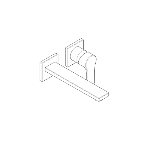 Kludi ZENTA SL WT-2LOCH-WAND-EHM Waschtisch-Einhandmischer chrom Kludi ZENTA SL WT-2LOCH-WAND-EHM Waschtisch-Einhandmischer chrom