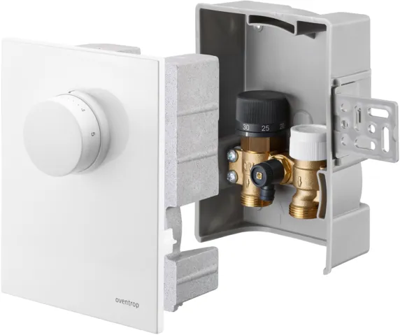 Oventrop Einzelraumregelung „Unibox T-RTL“ mit Thermostatventil und Rücklauftemperaturregelung in weiß Oventrop Einzelraumregelung „Unibox T-RTL“ mit Thermostatventil und Rücklauftemperaturregelung in weiß