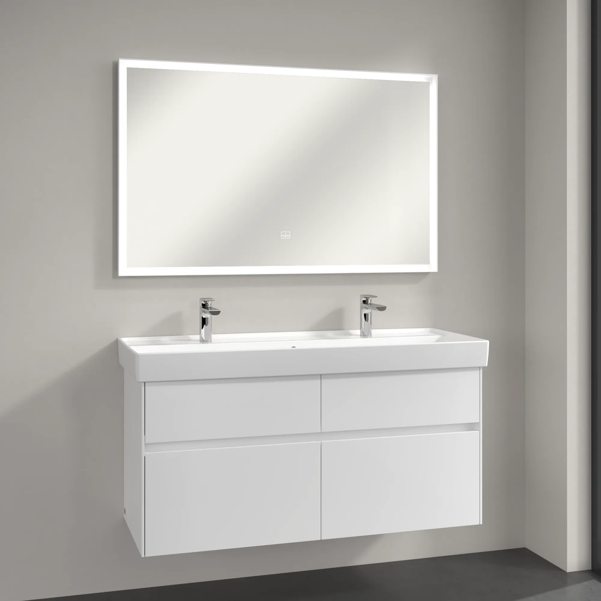 Villeroy & Boch Spiegel „Subway 3.0“ 120 × 75 cm in White Matt