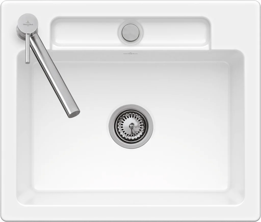 Villeroy & Boch Siluet 60 S flat 33460F, flächenbündige Spüle, 600 x 510 mm