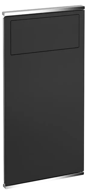 Plan Integral Modul Waschtisch 1 Anschlag rechts 326 x 625 x 143 mm verchromt/schwarz