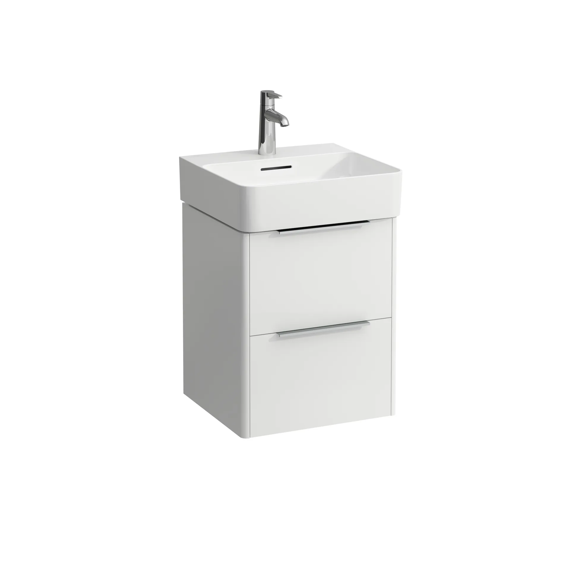 Waschtischunterbau BASE für VAL 391x433x515 2 Schubladen mit Griff aluminium eloxiert für Waschtisch H815281 weiß matt Waschtischunterbau BASE für VAL 391x433x515 2 Schubladen mit Griff aluminium eloxiert für Waschtisch H815281 weiß matt