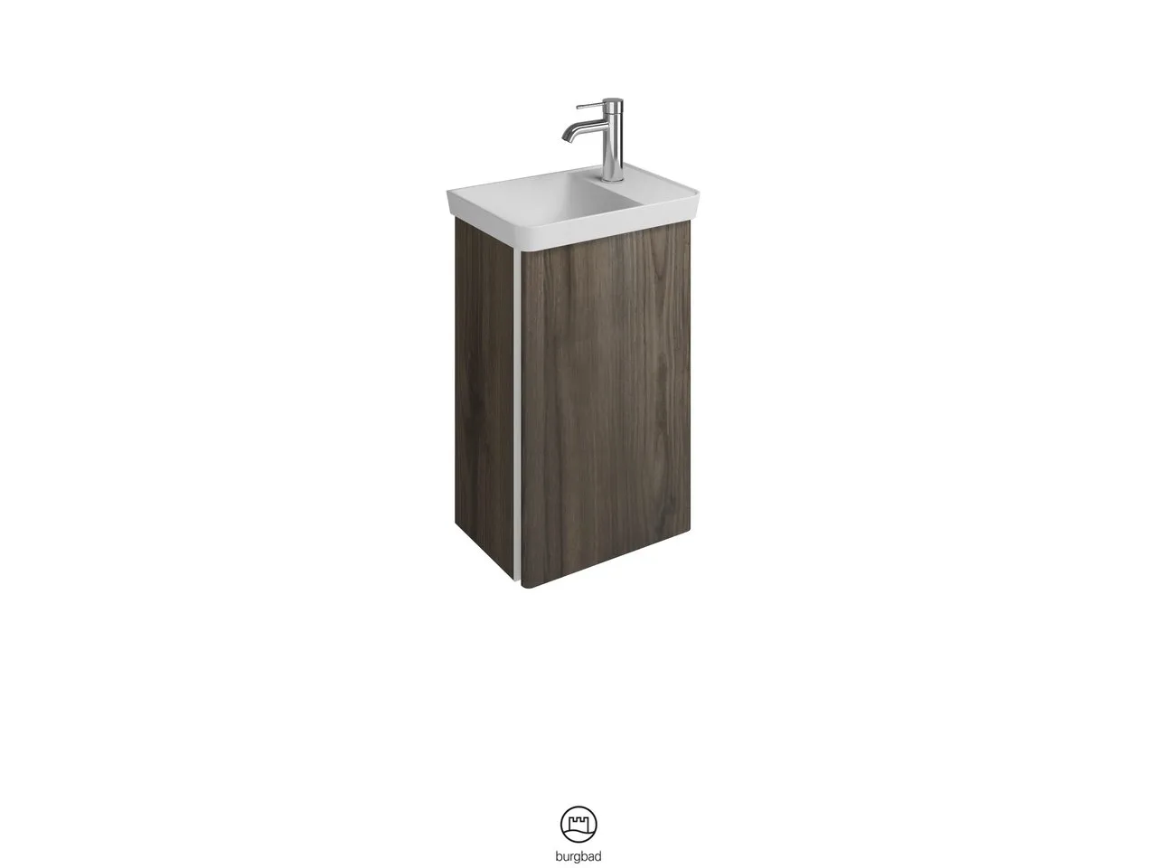 burgbad Waschtischunterschrank „Iveo“ 480 × 730 × 350 mm in Eiche Dekor Cashmere