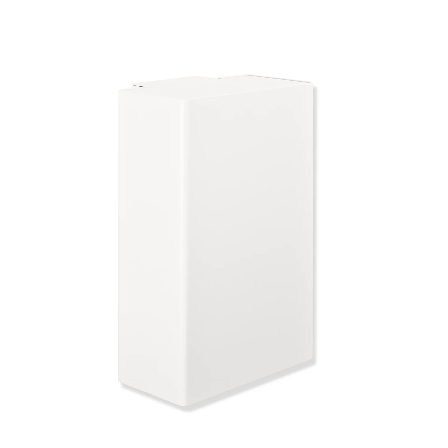 Abfallbehälter wandhängend, pulverbeschichtet weiß tiefmatt Abfallbehälter wandhängend, pulverbeschichtet weiß tiefmatt