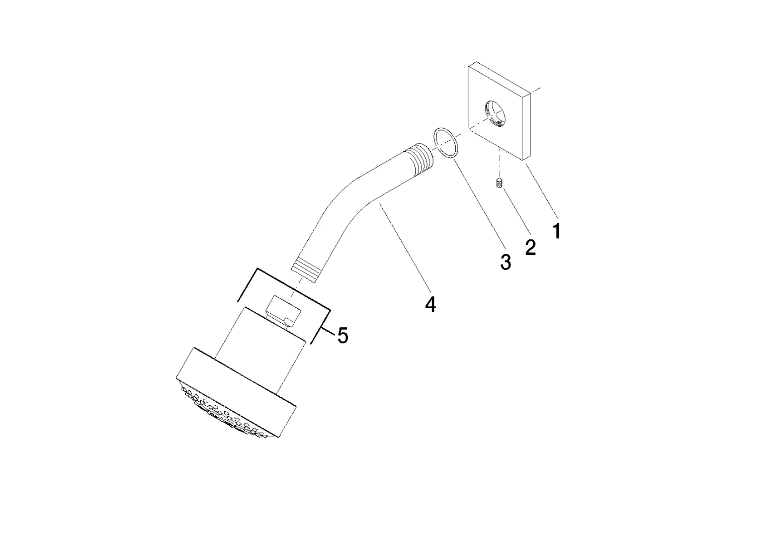 Kopfbrause SERIENSPEZIFISCH Chrom 28508980 Kopfbrause SERIENSPEZIFISCH Chrom 28508980