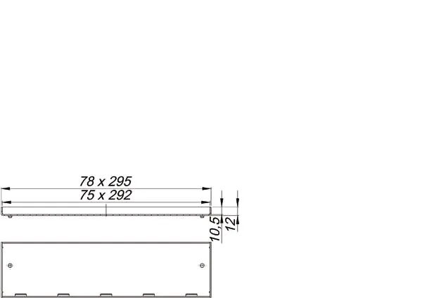 Abdeckung CeraWall Connect, messing matt Abdeckung CeraWall Connect, messing matt