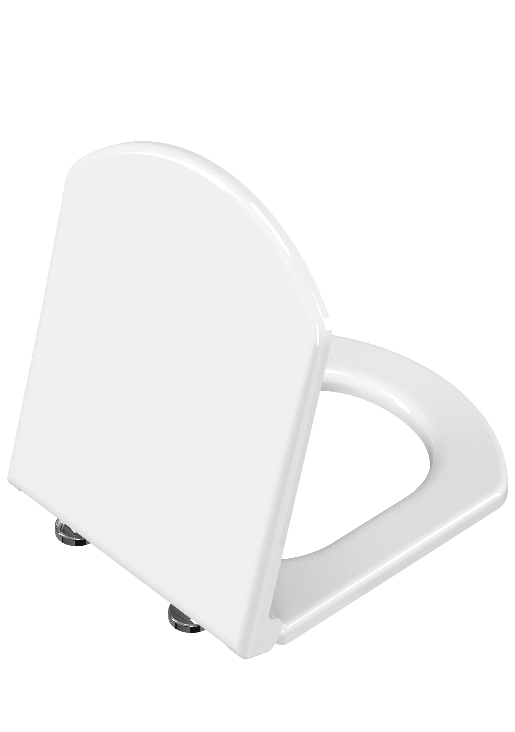 VitrA Valarte WC-Sitz mit Absenkautomatik, Duroplast, Chrom-Scharnier, abnehmbar, Befestigung von oben, Weiß Hochglanz, passend zu WCs 7805 VitrA Valarte WC-Sitz mit Absenkautomatik, Duroplast, Chrom-Scharnier, abnehmbar, Befestigung von oben, Weiß Hochglanz, passend zu WCs 7805
