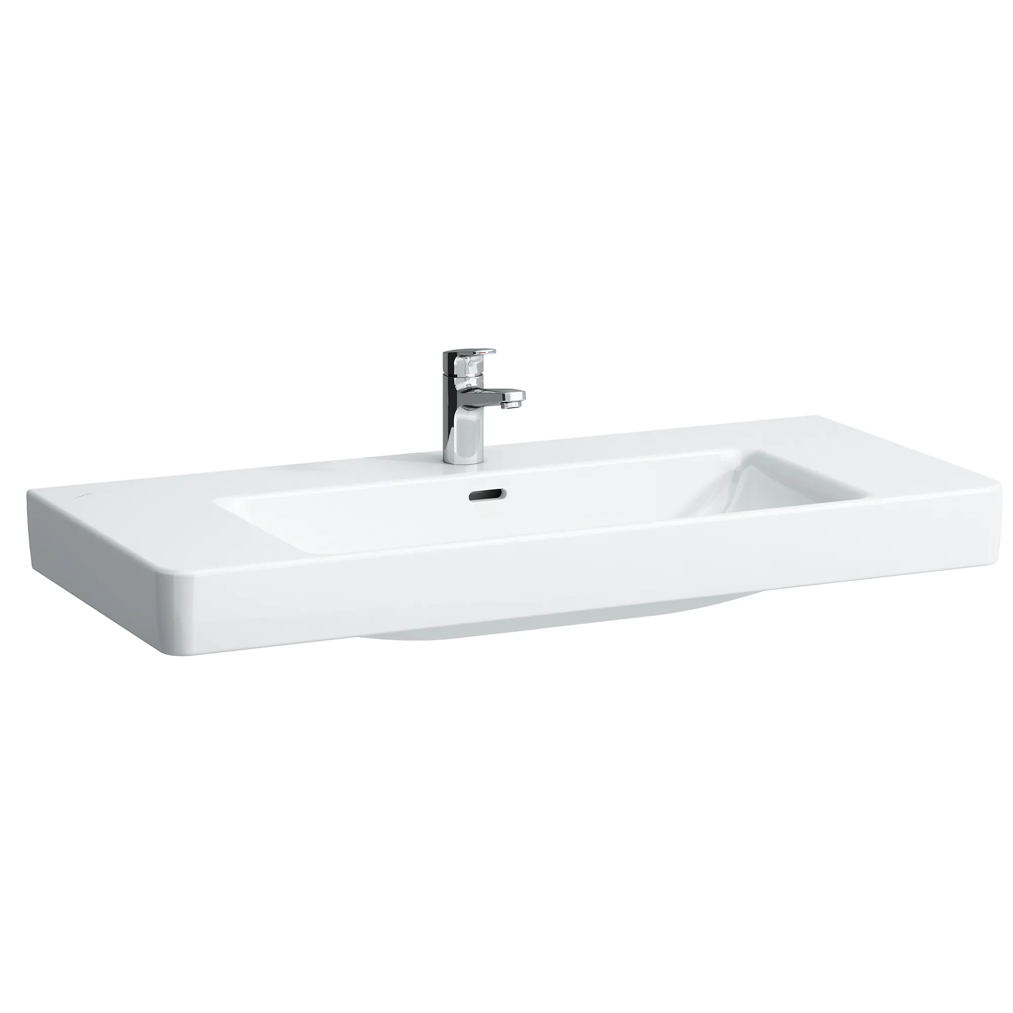 Waschtisch PRO S 465x1050x175 1 Hahnloch mit Überlauf weiß Waschtisch PRO S 465x1050x175 1 Hahnloch mit Überlauf weiß
