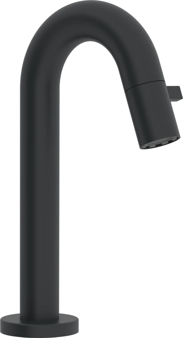 HansaNOVA Style Waschtischarmatur Hansacolour EHM WT-Batt. HansaNOVA 5093 Ausladung 94 mm DN15 Matt-Schwarz