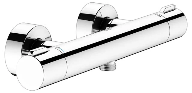 KEUCO PLAN BLUE Thermostat-Brausearmatur Aufputz verchromt KEUCO PLAN BLUE Thermostat-Brausearmatur Aufputz verchromt