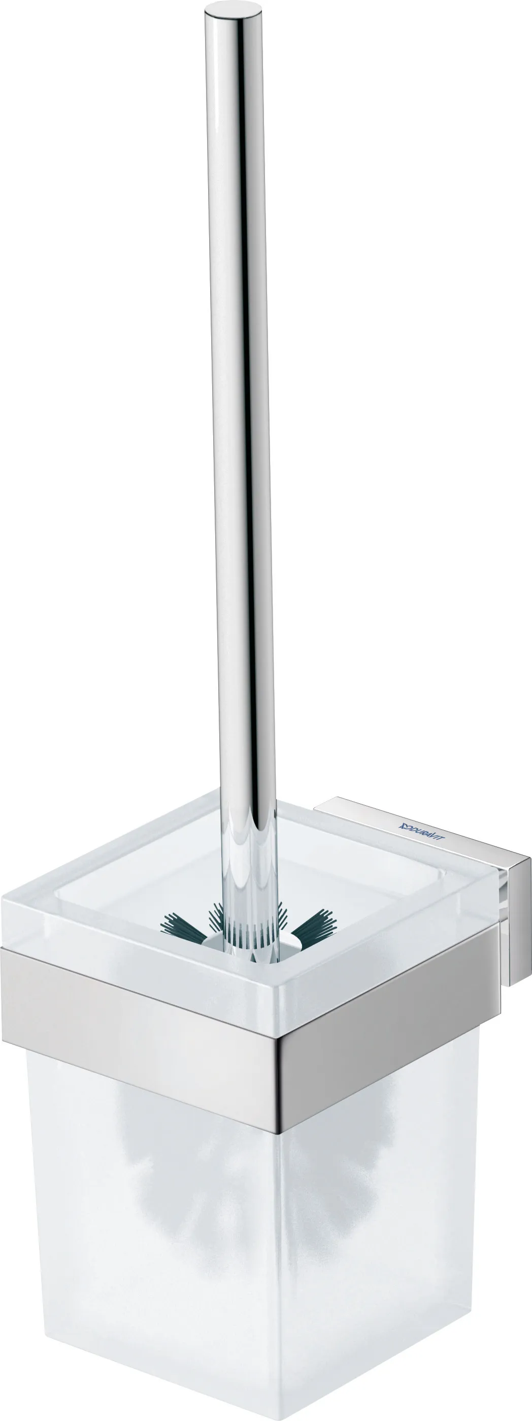 Duravit Toilettenbürstengarnitur „Karree“ 9,5 × 35 cm, Befestigung sichtbar Duravit Toilettenbürstengarnitur „Karree“ 9,5 × 35 cm, Befestigung sichtbar